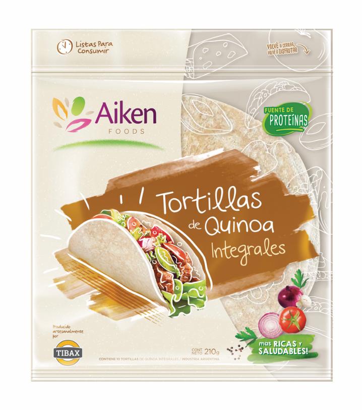 Tortillas de quinoa roja